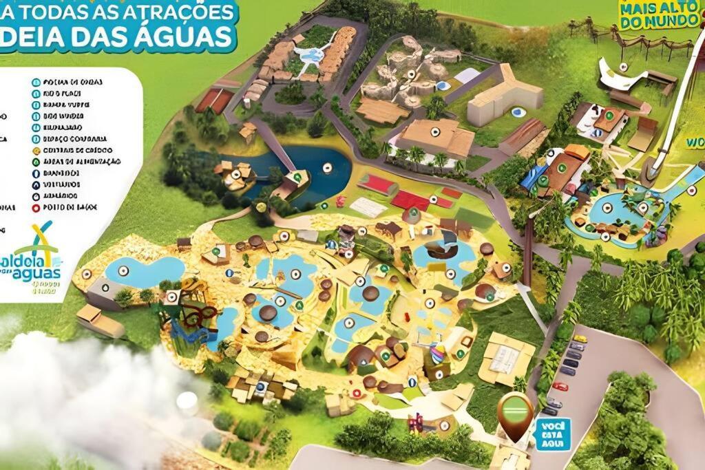 Aconchegante Flat B308 - Refugio No Aldeia Das Aguas Барра-ду-Пираи Экстерьер фото